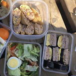 유부초밥과 무스비 이미지