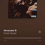 Novacane Frank Ocean 이미지