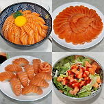 코스트코 연어 먹기 이미지