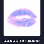 라우브 love u like that 한국어버전 이미지