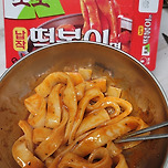 농심 생생 납작떡볶이 이미지