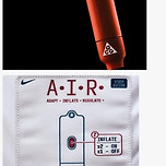 나이키에서 공개한 차세대 신기술 '에어 패딩' 이미지