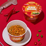 🦑롯데리아X세븐일레븐 오징어 얼라이브 매콤볶음면 출시!🦑 이미지