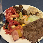 뷔페에서도 단백질위주로 먹을수있다구 이미지