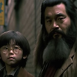 AI가 그린 80년대 일본 야쿠자풍 해리포터 이미지