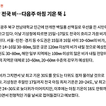 주말 전국 비…다음주 아침 기온 뚝↓ 이미지