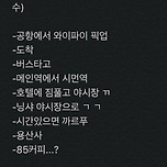 mbti별 여행계획짤때 p와 j차이 이미지