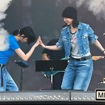 어제자 지민정(카리나&amp;윈터) 파리 마와진 뮤직 페스티벌 프리뷰jpg. 이미지