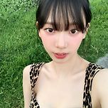 카리나 훅 파인 호피 초미니 원피스, 걸그룹 몸매 원톱 맞네 이미지