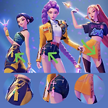 케데헌) 헌트릭스 노리개 실사화 이미지