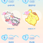 2024년 산리오 캐릭터 대상 ‘한국’ 중간발표 TOP10🐾 이미지
