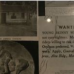 미국 최초 배달부 구인 광고 : 언제 죽어도 괜찮은 사람 오셈 이미지