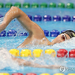 🥈 [2022 항저우AG] 수영 남자 1500m 자유형 김우민 은메달🥈 이미지