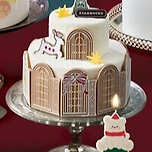 스타벅스 크리스마스 케이크 출시 이미지