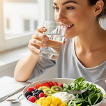 변비로 인한 피부 트러블 장 건강과 피부의 관계 이미지