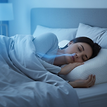 코골이 줄이는 수면 자세 팁 이미지