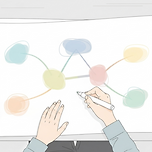 결정 장애 해결법: 복잡한 머릿속을 정리하는 마인드맵 활용 이미지