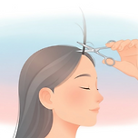 새치와 흰머리 차이점, 뽑으면 안 되는 진짜 이유 이미지