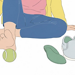 족저근막염 깔창 효과와 발바닥 통증 없애는 공 마사지법 이미지