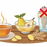 목 아플 때 좋은 음식과 주의할 점, 목감기에 아이스크림과 찬물은 괜찮을까 이미지