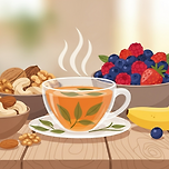 멘탈 회복에 좋은 자연식품 이미지