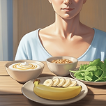 피부 트러블과 장 건강의 관계 이미지