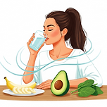 몸이 잘 붓는 이유 수분 대사 조절 영양소 이미지