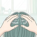 정수리 냄새 원인, 두피 스케일링 집에서 하는 방법 이미지