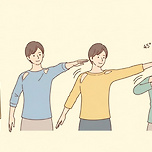 오십견과 회전근개 파열, 팔 올라가는 각도로 구별하기 이미지