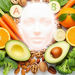 여드름 완화에 도움 되는 비타민과 식단 이미지