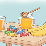 혈당 급락 시 대처해야 할 간식 이미지