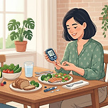 식후 혈당 정상수치 공복 그리고 당화혈색소 정상치까지 한 번에 쉽게 정리 이미지