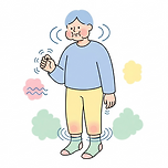 몸이 붓기 전에 나타나는 초기 경고 신호 이미지