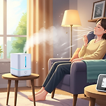 비염이 심할 때 습도 조절 중요성 이미지