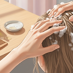 탈모 예방을 위한 두피 관리 루틴 이미지