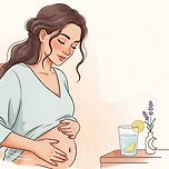 생리 전 부종과 체중 증가의 원인 이미지