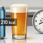 맥주 500ml 한캔 칼로리, 해독시간과 맥주 유통기한 확인법 이미지