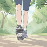 관절에 무리 없이 유산소 운동 효과를 내는 걷기 운동법 이미지