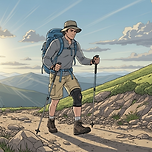 등산 시 무릎 보호하는 꿀팁 이미지