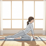 거북목 교정 운동 루틴 이미지