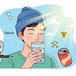 칼슘 흡수 방해하는 습관 이미지