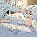 밤마다 다리에 쥐가 나는 이유와 즉시 해결하는 스트레칭 이미지