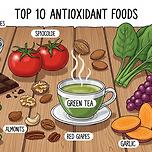 항산화 음식 TOP 10 이미지