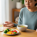 스트레스성 소화불량을 완화하는 호흡법과 식습관 이미지