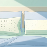 거북목 교정 베개, 라텍스 vs 메모리폼 나에게 맞는 선택 이미지