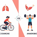 유산소 vs 무산소 운동 효과 이미지