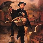 릴리 마틴 스펜서 - 젊은 남편 : 첫 장보기 (1854) 이미지