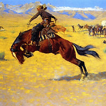 프레데릭 레밍턴 - Cold Morning on the Range (1904) 이미지