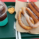 2025년 5월 25일 아이스아메리카노와 츄러스/구리전통시장 이미지