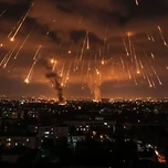 최근 이스라엘 밤하늘 이미지